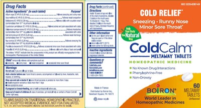 Label (Coldcalm 18 Etu.1l5t 0226)